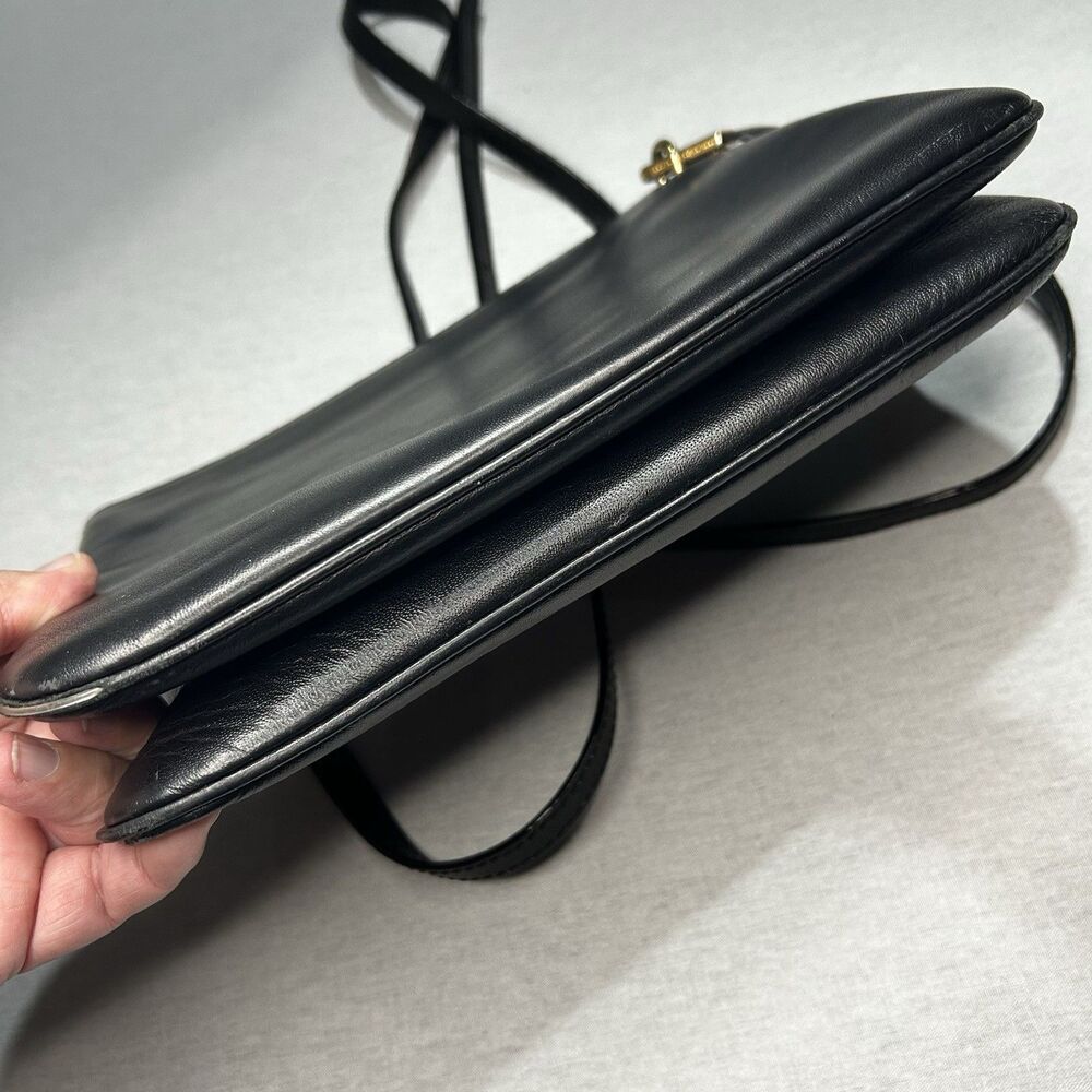 Marc by Marc Jacobs Crossbody Bag In Black Two Zip Sections Minimalist Classic - Picture 6 of 7